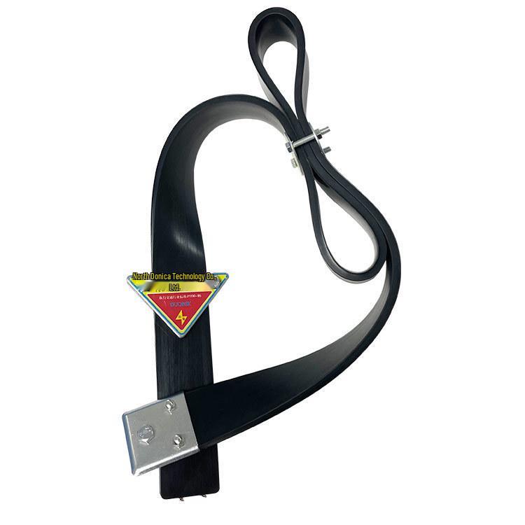 160cm Anti-static Rubber Grounding Strap for Dangerous Goods Vehicles & Oil Tankers - Anti-freeze & Anti-crack Static Strip