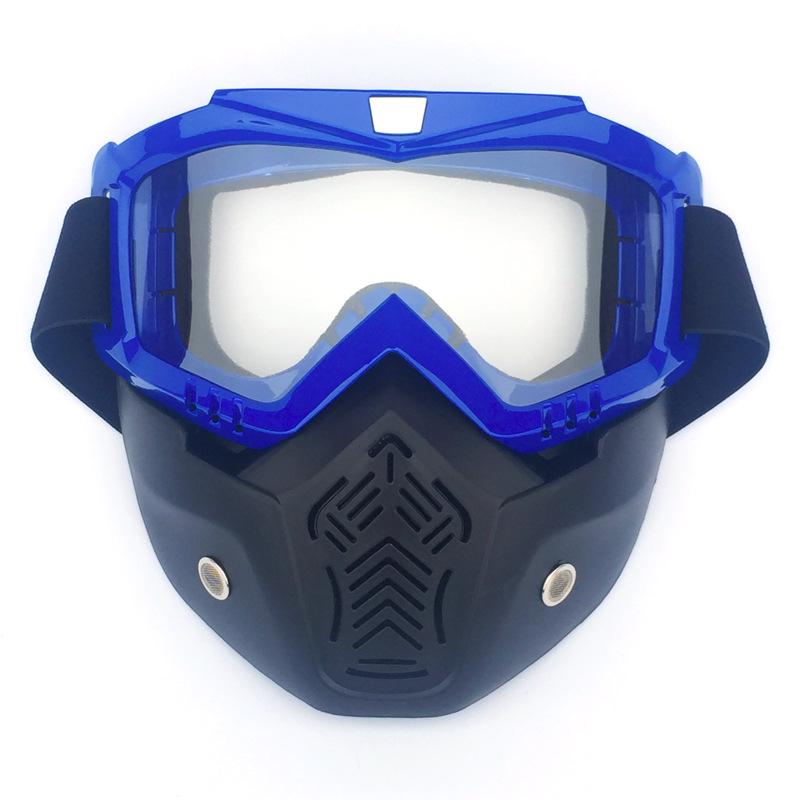 Retro Motorcycle Mask Goggles for Men and Women - Ideal for Off-Road Riding and Skiing