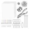 Kit di Carta Termoretraibile Bianca per Progetti Artistici e Esigenze di Scrapbooking