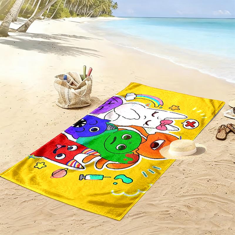 Garten of Banban Print Beach Towel, Large Soft Quick Dry Towel for Beach Camping Swimming