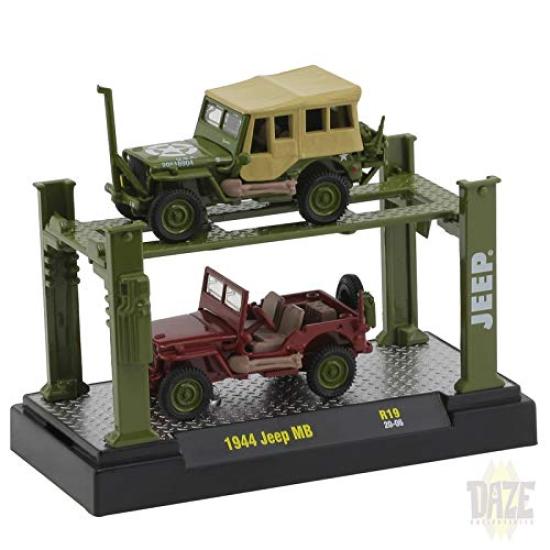 M2 MACHINES 164 Scale AUTO-LIFT MODEL-KIT "1944 JEEP MB"
