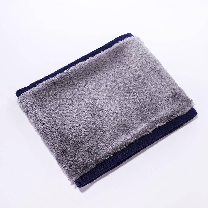 Nackenschutz und winddichter Winterschal Damen warmer Pullover Schal gestrickte Wolle verdickte Nackenabdeckung falscher Rollkragen Schal