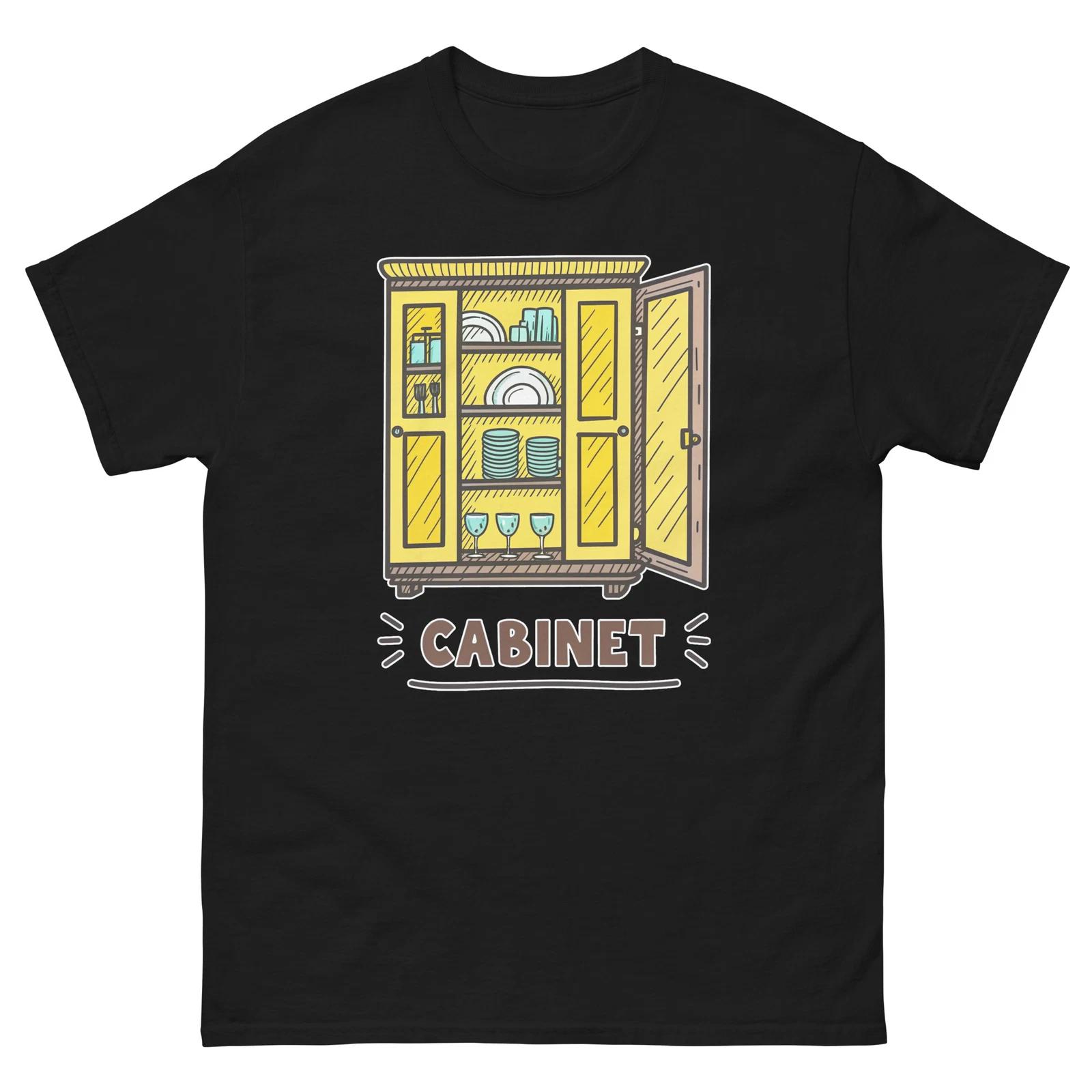 Cabinet Popular Illustration Object T-Shirt 2XL