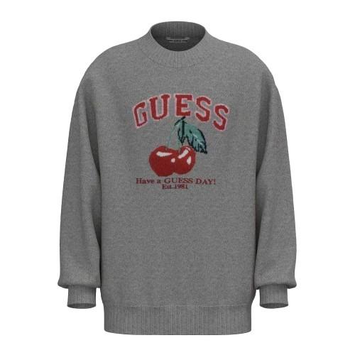 Guess Childrens/Kids Cherry Knitted Drop Shoulder Sweatshirt