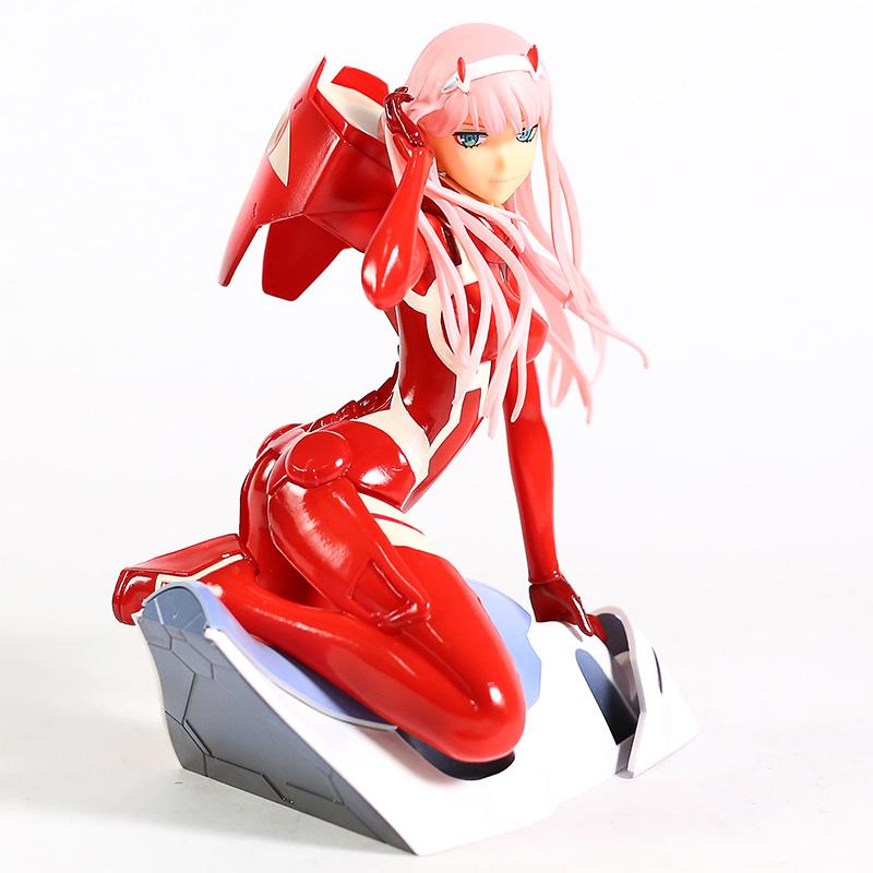 Anime Figure Darling In The FRANXX Figure Zero Two 02 Red/White Clothes Sexy Girls PVC Action Figures Toy Collectible Model