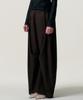 Kimjisu Soft-Curve Wide Pants_Brown