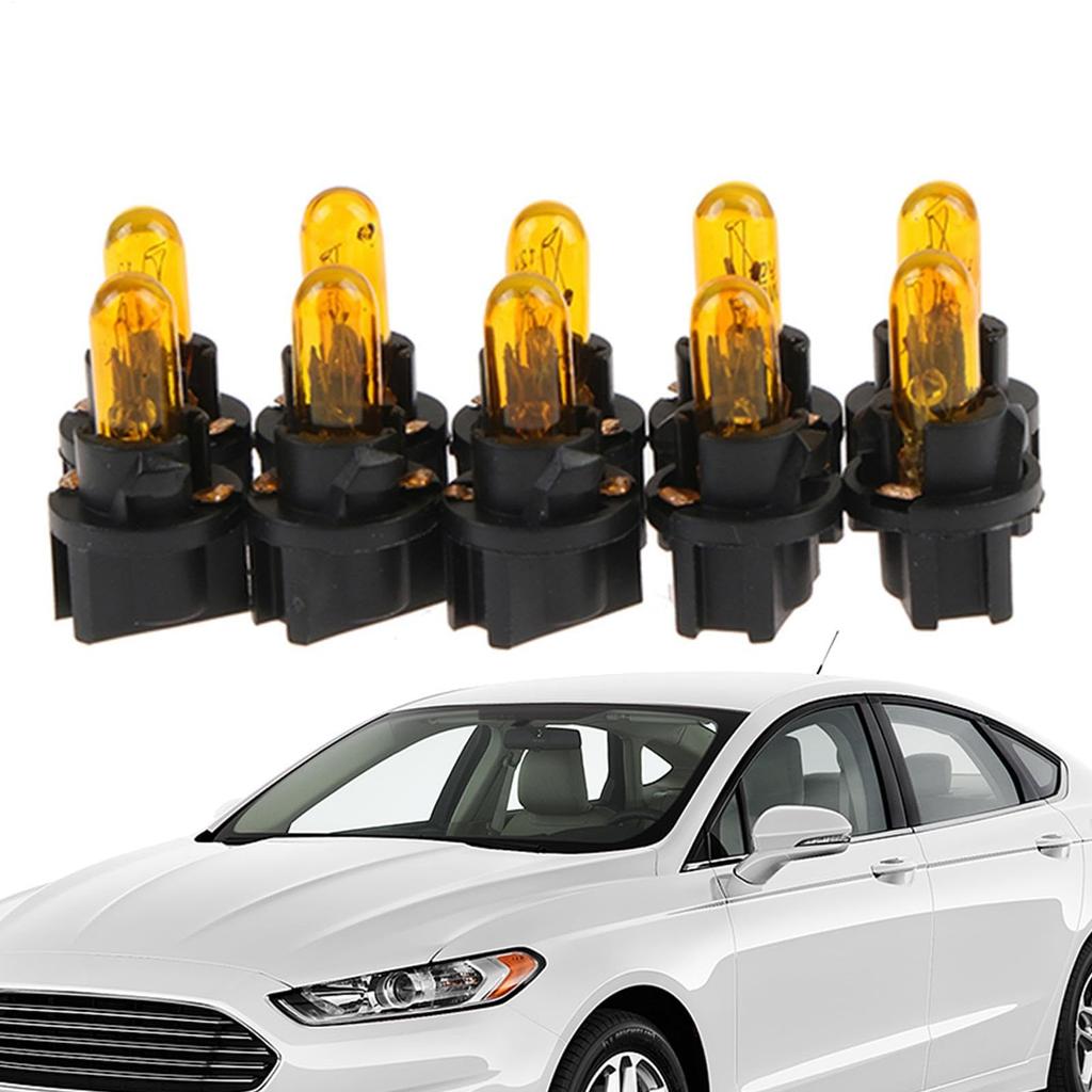 Car T5 Bulbs | 10 Pcs Car Interior Dash Board Socket LED Bulbs |