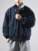 Herr Retro Japansk Lammull Ståkrage Jacka - Vindtät, Varm & Trendig Arbetskläder för Höst/Vinter