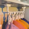 Clip Drying Hanger Windproof Anti-slip Clothing 2Pcs Hat Hooks Rotating Clothespin Hats Towels