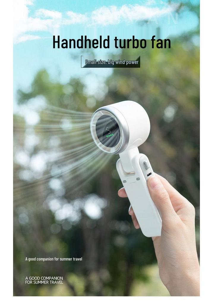 Rechargeable High-Speed Portable USB Mini Turbine Neck Fan