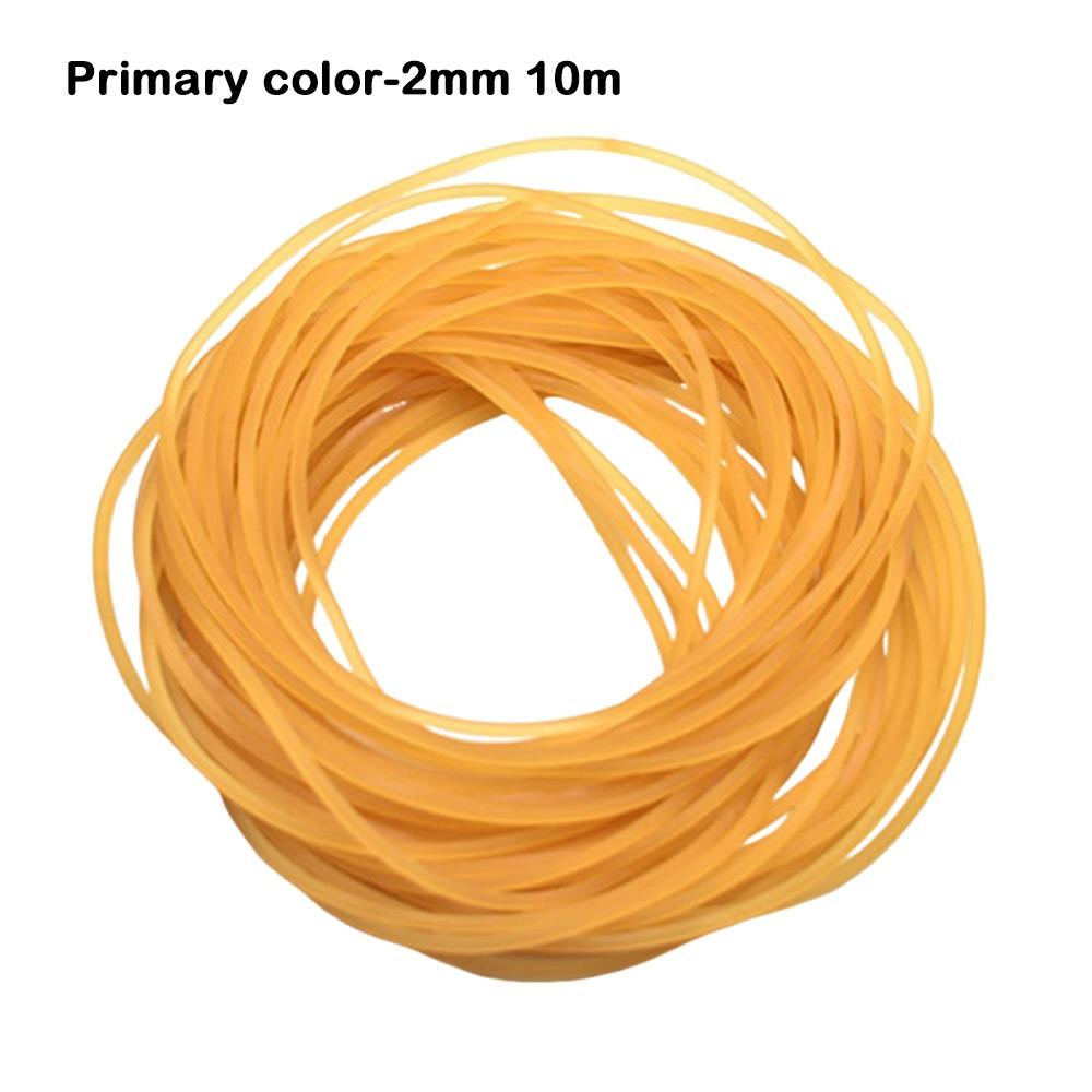 

2025 2/2.2mm Fishing Elastic Band Strapping Solid Rubber Tied Line Rope Tennis 10m Lost rope Band Rope