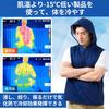 SHICHANG Cooling Keeps Skin Temperature Cooling Cooling Heat Sun UV Everyday Navy Poncho, -15°C, Vest, Towel, Protection, Protection, Protection,