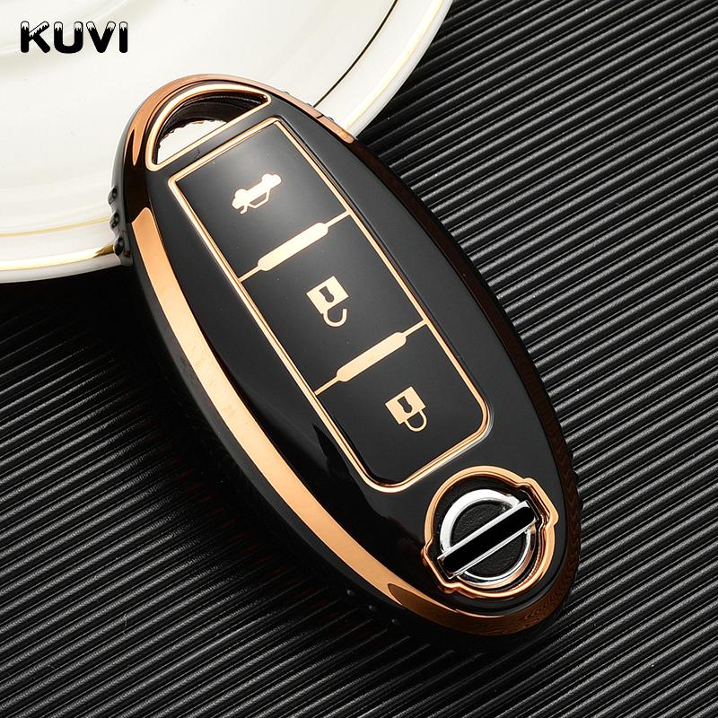 TPU Autoschlüsselhülle Abdeckung Schale Fob für Nissan Qashqai Juke J10 J11 X-Trail T32 T31 Kicks Tiida Pathfinder Note für Infiniti