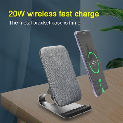 20W Wireless Charger for iPhone 15 Pro max/iPhone 13/14 Qi Fast Charging Desktop Vertical Mobile Phone Wireless Charging Bracket