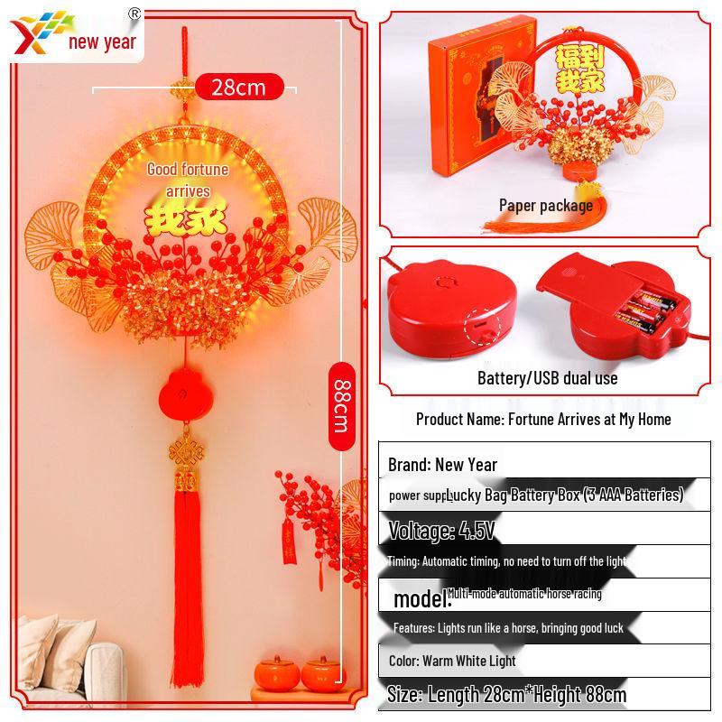 

2025 год Змеи Кулон Фу: Светящееся украшение для Праздника Весны с разноцветными новогодними огнями