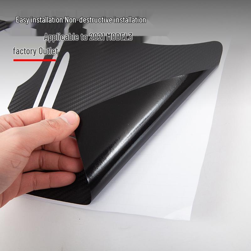 Tesla Model 3/Y Console Panel Sticker Wrap - Refresh Design