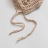 Korean Chic Flower Earmuff Hat: Warm Knit Wool Head Cover for Infants & Toddlers with Ties, Windproof & Handmade