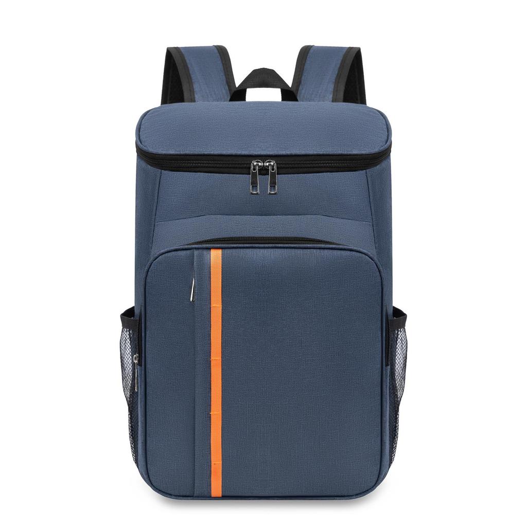 Men's Double Shoulder Casual Backpack - High-End, Insulated, Large Capacity, Lightweight, Thickened, Water-Repellent Travel and Picnic Bag