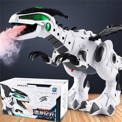 Universal Machine Electric Dinosaur Spray Light Sound Educational Kids Toy Smoke Spray Dinosaur 