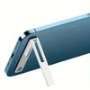 Supporto per cellulare minimalista ultrasottile in metallo pieghevole da attaccare sul retro supporto da tavolo per telefono portatile supporto mobile supporto per telefono