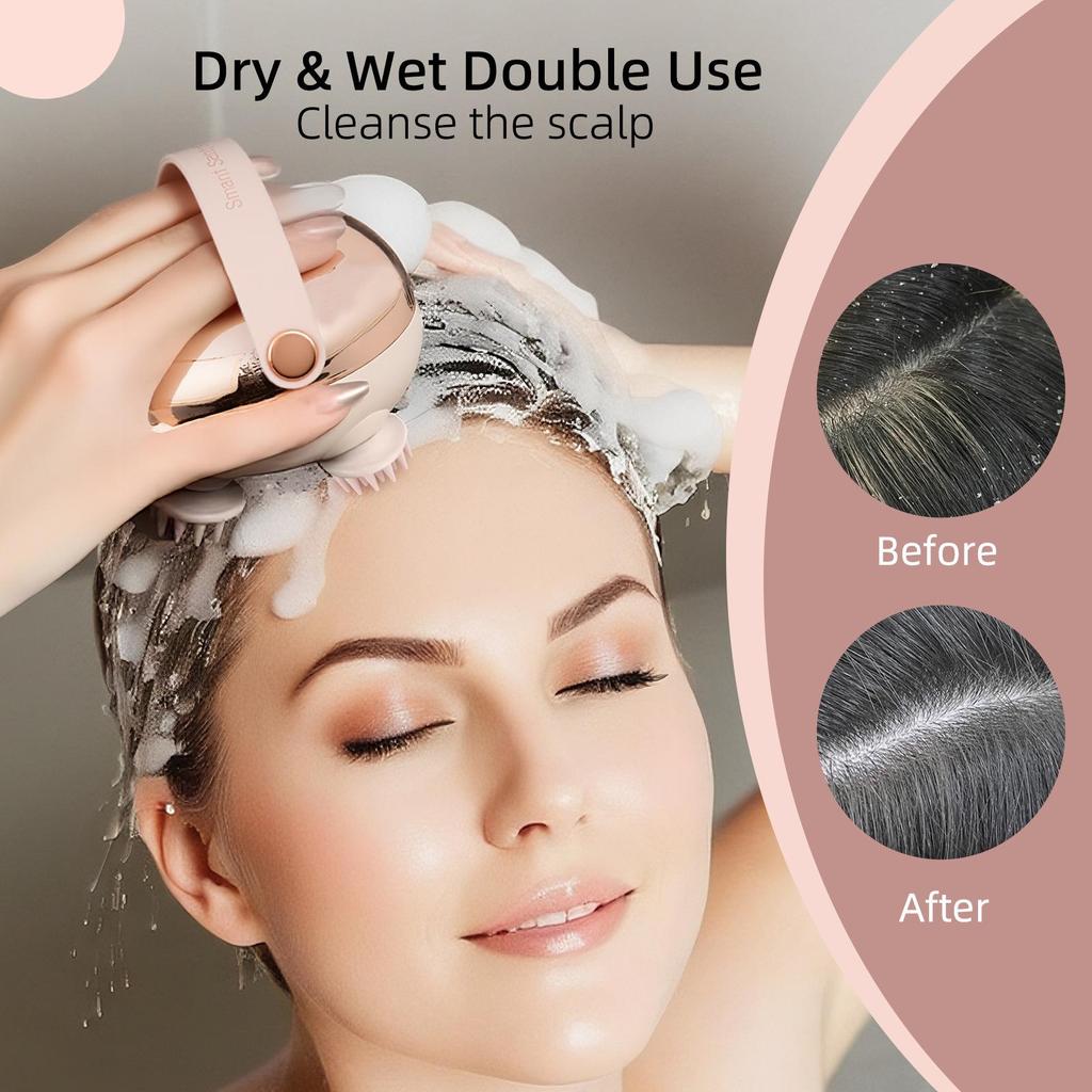 Portable Red Light Head & Pet Massager: Multifunctional Acupressure & Scalp Relaxation Tool