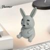 Lazy Animal Desk Organizer 3D Printed Rabbit Pen Holder, Large Capacity Organizer, Matte Finish Container Cute Pencil for Office Home School