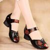 Women's Summer Fashion Sandals Outwear Comfort Shoes Middle Heel Casual Wear Resistant Lightweight Anti Slip Sandals