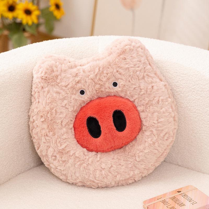 

Cute Donut Pig Nose Pillow Pig Plush Toy Sofa Cushion Pillow Stool Backrest 35*35cm 0.4kg