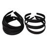 Black Simple Wide Headband Girl Women Black White  DIY Craft Material Cloth Headband Semi-finished Hair Accessories