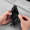 Minimalist Hidden Travel Wallet Anti-Theft RFID Blocking Slim Pouch for Cash Cards Portable for Office Business Trip