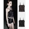 South Korea Badblood American Gyaru Leopard Print Cami Women Casual Sexy Slim Fit Slimming Niche Top Fashion