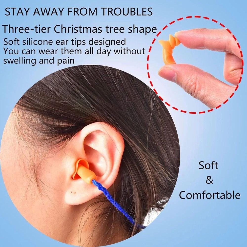 Labor Protection Wireless Work Earbuds Soft Sweatproof Earplug Headphones Reusable Hearing Protection Noise Reduction Earphone