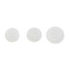 15pcs Hearing Amplifier Eartip 2 Layers Detachable Silicone Hearing Amplifier Accessories S M L White Transparent