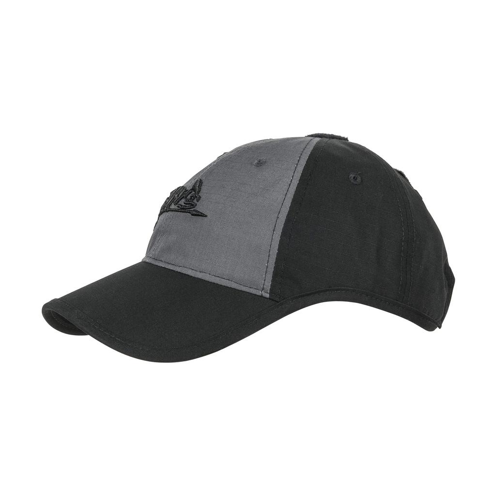 Helikon-Tex Logo Cap Polycotton Ripstop Black/Shadow Gray B