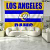 Los Angeles Rams Wall Tapestry Aesthetic Wall Hanging Printed Fabric Blanket Decorative Tapestries for Bedroom Living Room Home Decor