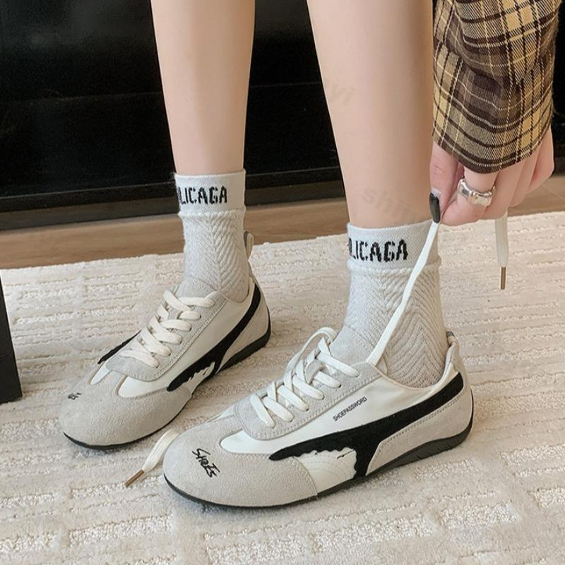 Fashion Soft Soled Fashion Low Top Casual Shoes for Women's Spring 2025 New Comfortable Versatile Fashion Trend Non slip Flat Sneakers