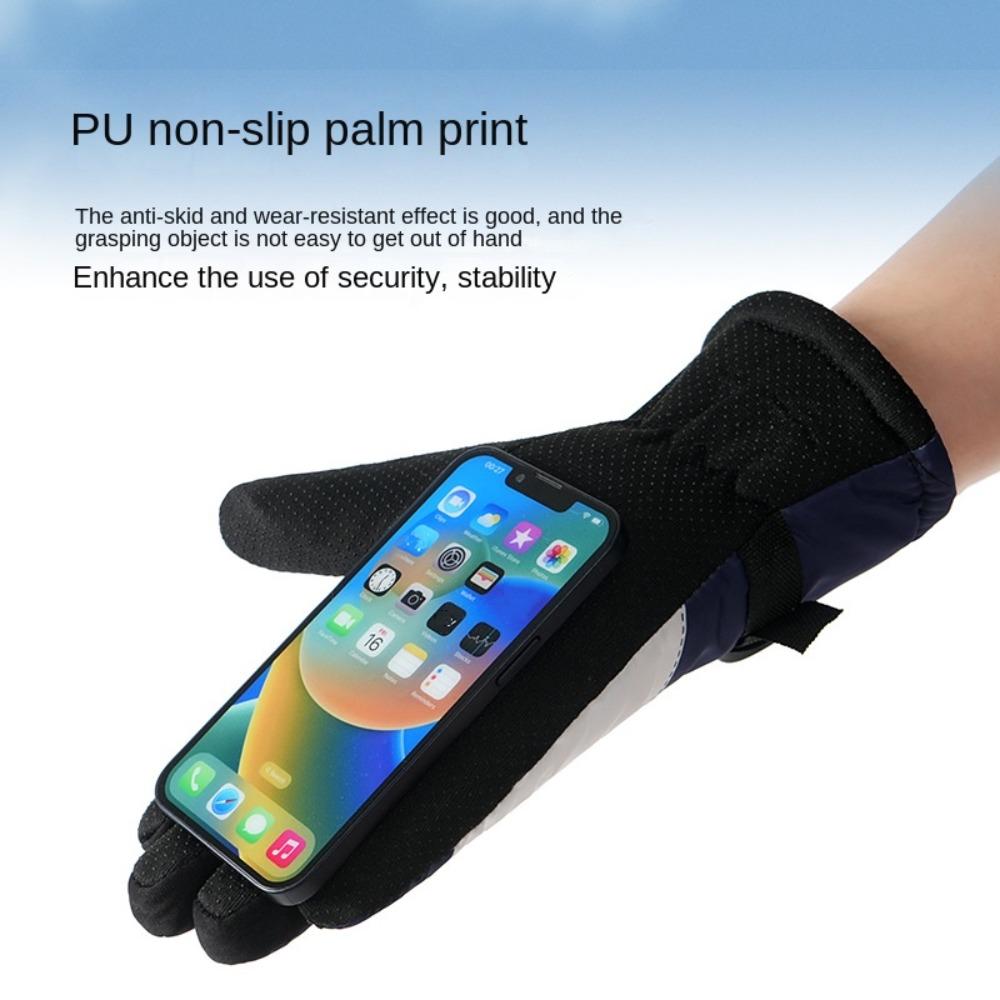 Touch Screen Touchscreen Snow Gloves Non-slip Riding Gloves New Winter Warm Mittens  Skiing