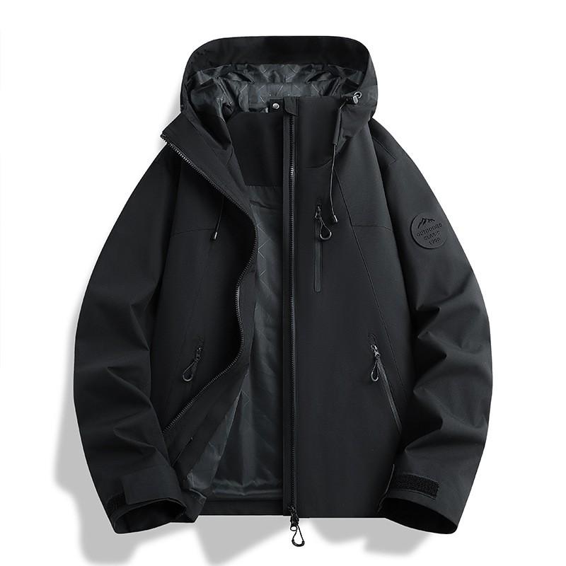 Unisex Waterproof Windproof Outdoor Jacket Hiking Camping Skiing Riding All Season Lightweight Shell Coat