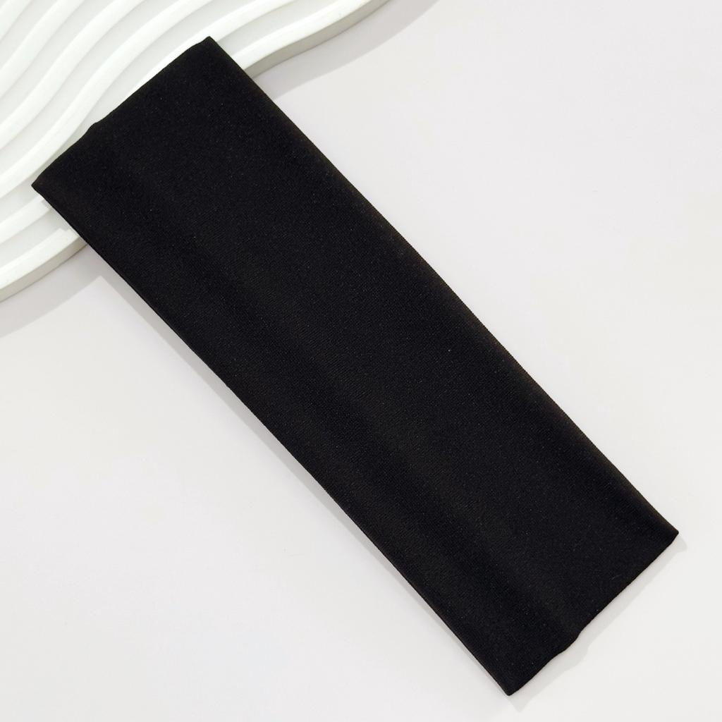 Pure Color Widened 7CM Hairband with High Elasticity, Suitable for Sports, Headscarf, Yoga, Hair Accessory
