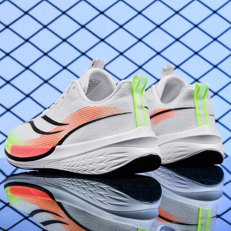 Autumn and winter C carbon board running shoes men's and women's sports majors + shock absorption students' high school entrance examination racing