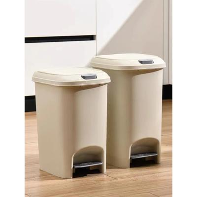 Poubelle Grande Capacité Fermeture Douce Poubelle à Pédale Seau à Ordures Accessoires de Cuisine Pour Maison Salon Cuisine Poubelle de Recyclage