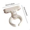 Bath Stand Hug Portable Ergonomical Sounding Toy Smooth Handles Strong Suction Cups for Bathtub