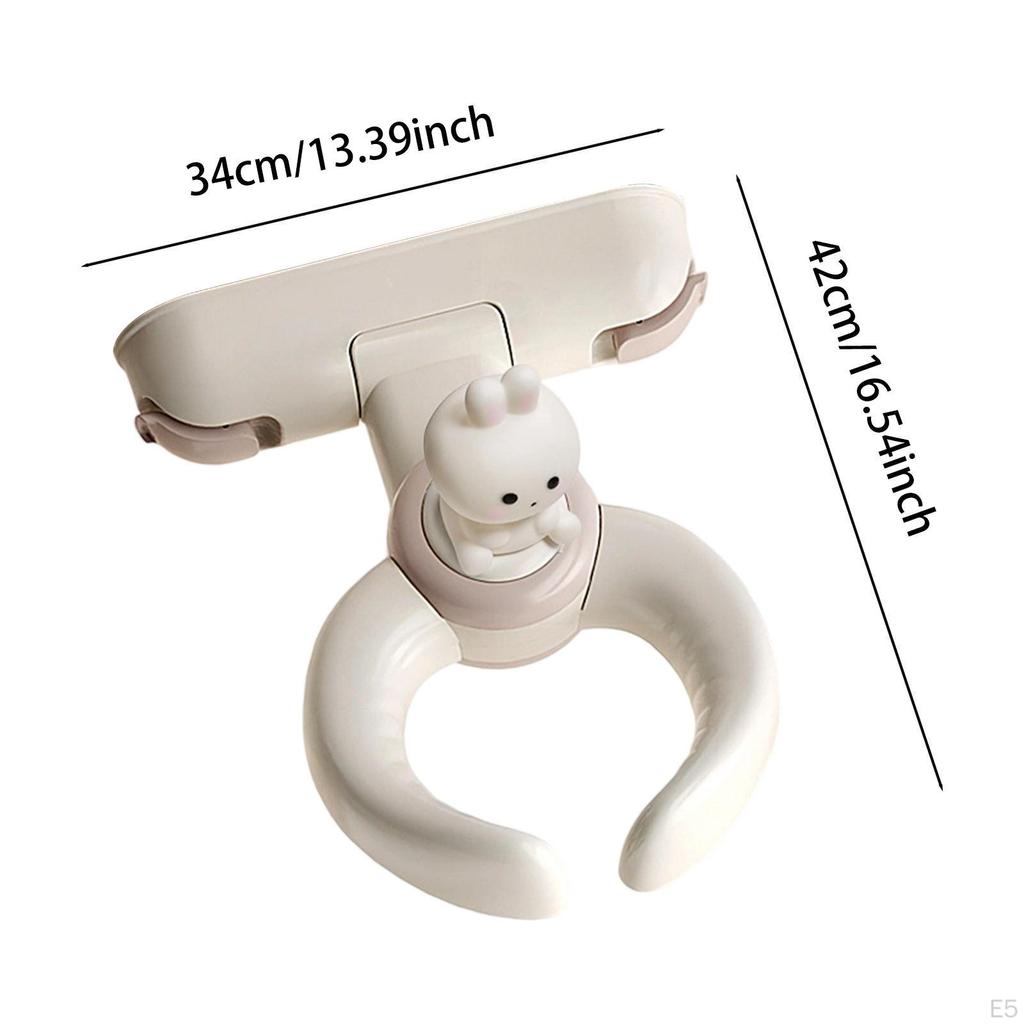 Bath Stand Hug Portable Ergonomical Sounding Toy Smooth Handles Strong Suction Cups for Bathtub