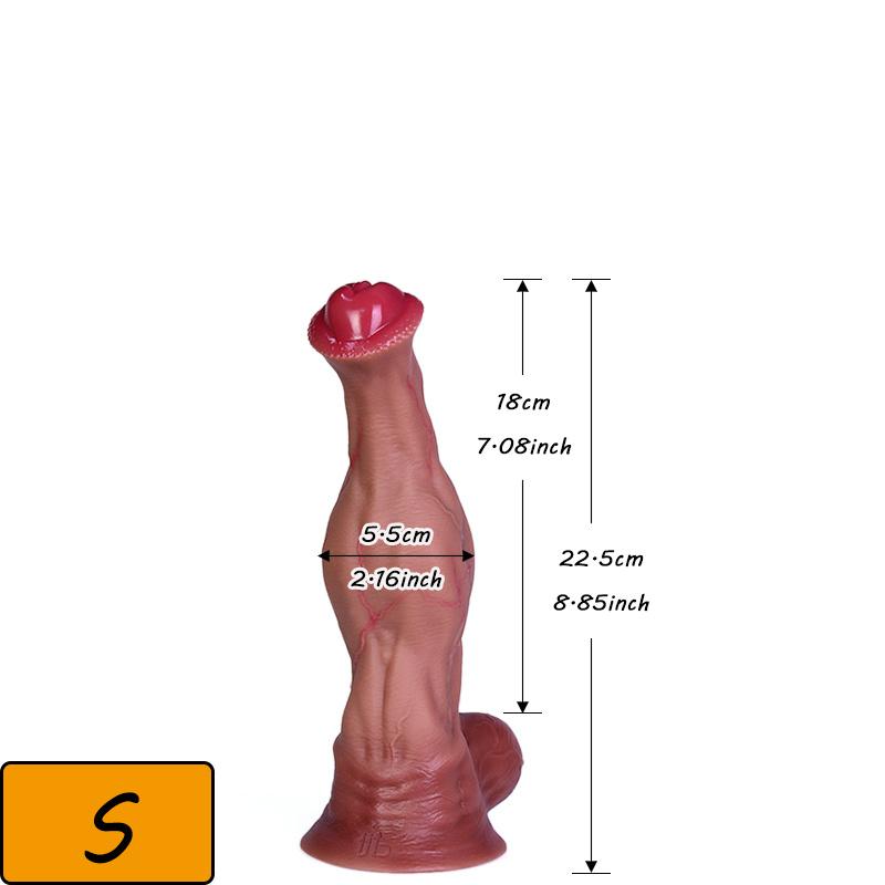43CM XXXL Realistic Thick Silicone Dildo Smooth Surface Strong Suction Cup 5 Sizes Extra Large Body Safe Adult Toy