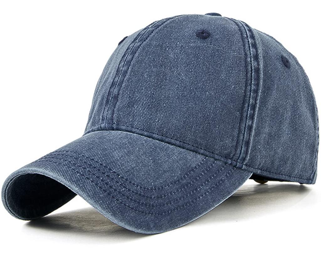 Andeor Plus Size Baseball Cap Carefully Selected Design for Shape Solid Color Baseball UV Sun Available in Two Sizes XL Circumference Men's [UPF50+