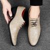 Men High Heels Silver Derby Purple Wedding Dress Dance Business White Elevator Shoes Height Increase Gold Tuxedo Shoes Plus Size