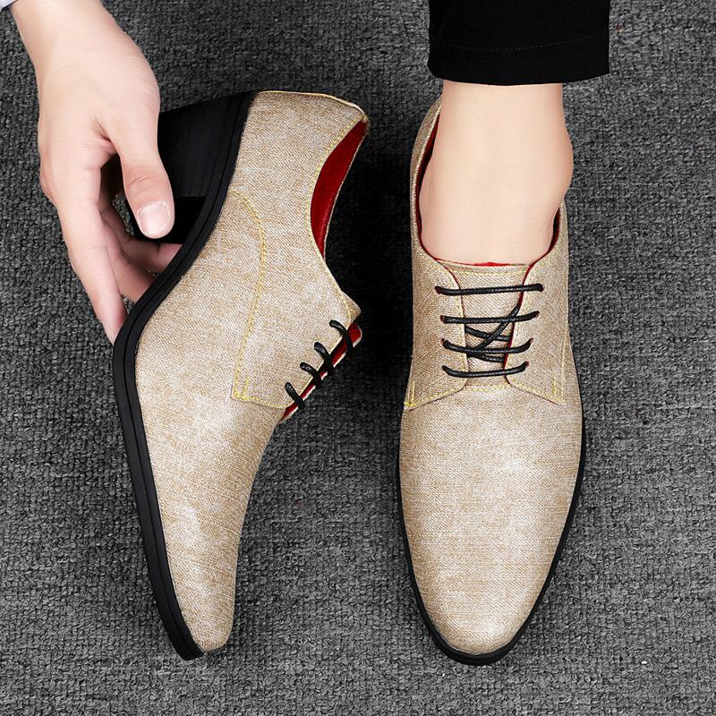 Men High Heels Silver Derby Purple Wedding Dress Dance Business White Elevator Shoes Height Increase Gold Tuxedo Shoes Plus Size