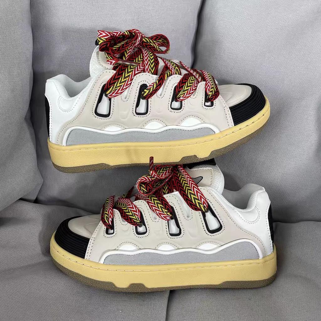 Long Foot Bread Shoes Men's Board Shoes Ins Internet Celebrity Tide Brand Chic Hong Kong Style Casual Versatile Sports Shoes Men's Tide