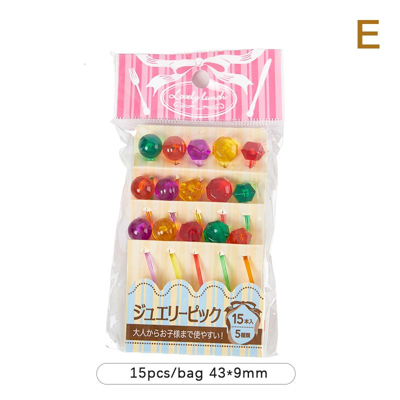 6-10pcs Mini Skewers Cute Cartoon Eyes Kawaii Lunch Bento Box Food Fruit Picks Fork Sticks Buffet Sandwich Toppers Party Decor