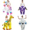 Unicorn Giraffe Koala Pig Tropical Fish Cosplay Inflatable Suit Halloween Easter